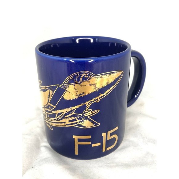 Vintage Moog Aero Space F-15 Aircraft Plane Coffee Mug Aviation - Picture 7 of 8